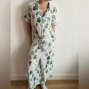 Cactus Print Pajama Set
